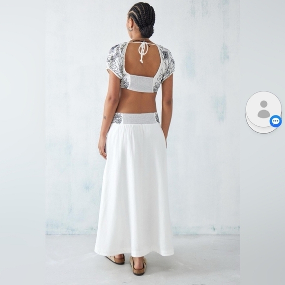 Free People Lotus Set in White Black Combo - Picture 2 of 6